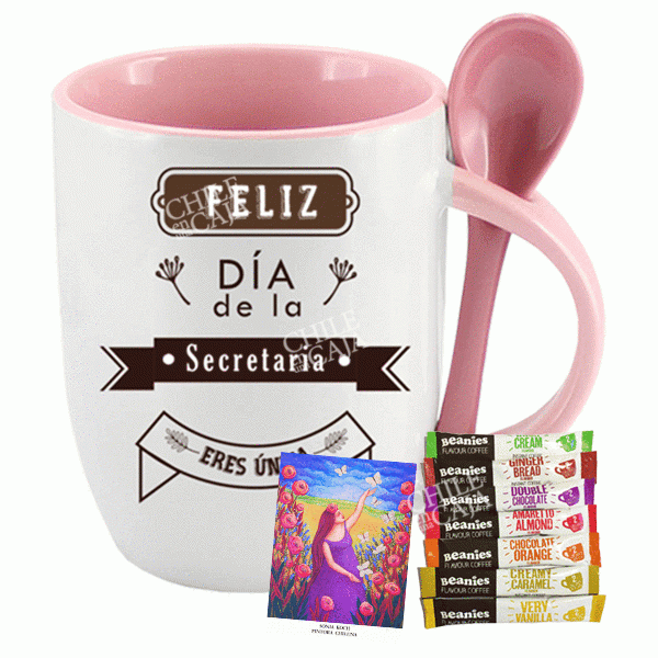 Tazon Ceramico Con Cafe En Sachet Cod Corhie038 Chile En Una Caja